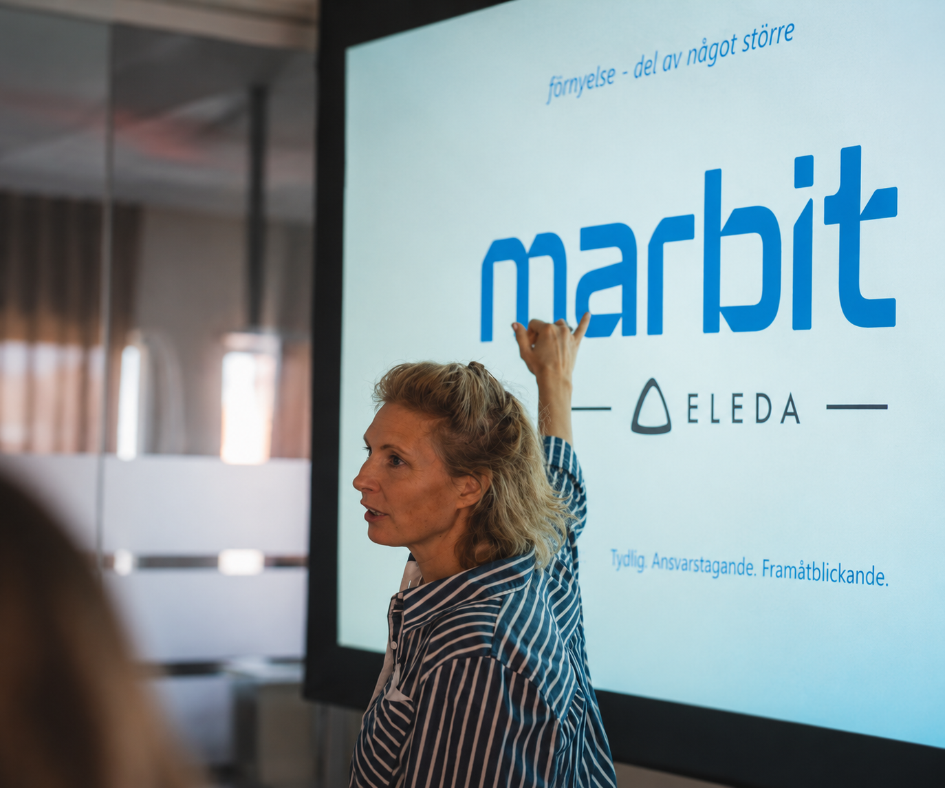 Marbit brand presentation showing the visual identity in use