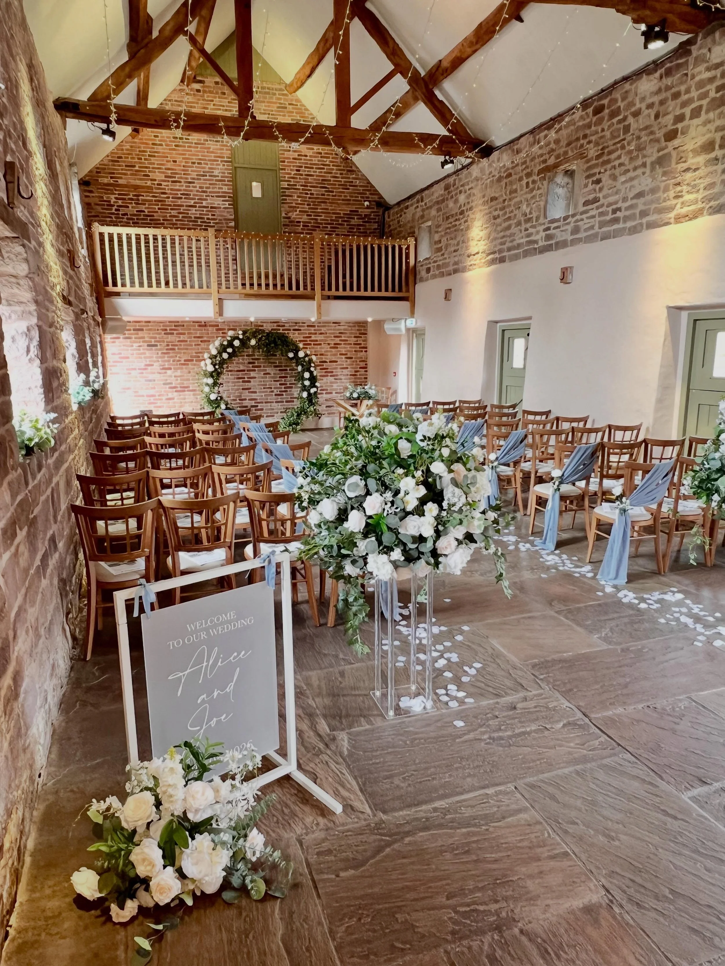 Alice @Joe.
Beautiful from start to finish and every detail in between. We supplied all ceremony decor, centrepieces and signage for this super cute wedding @theashesbarns.
#theashesbarns #weddingceremony #weddinggoals #2026wedding #staffordshirewedd