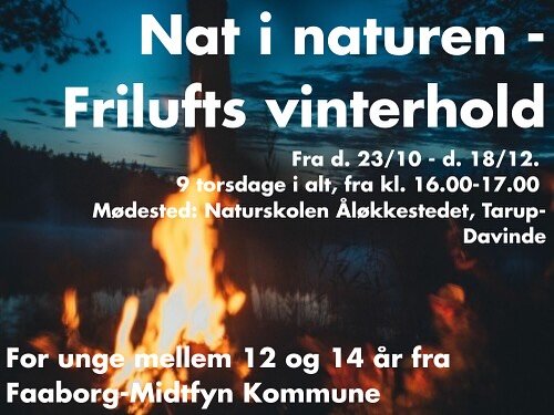 Undrer du dig ogs&aring; nogle gange over m&oslash;rket? Hvad der gemmer sig i det? Er m&oslash;rket skr&aelig;mmende, eller g&oslash;r det dig nysgerrig? 🌙✨

@ungdomsskolenfaaborgmidtfyn inviterer dig til at deltage i &ldquo;Nat i Naturen&rdquo; &n