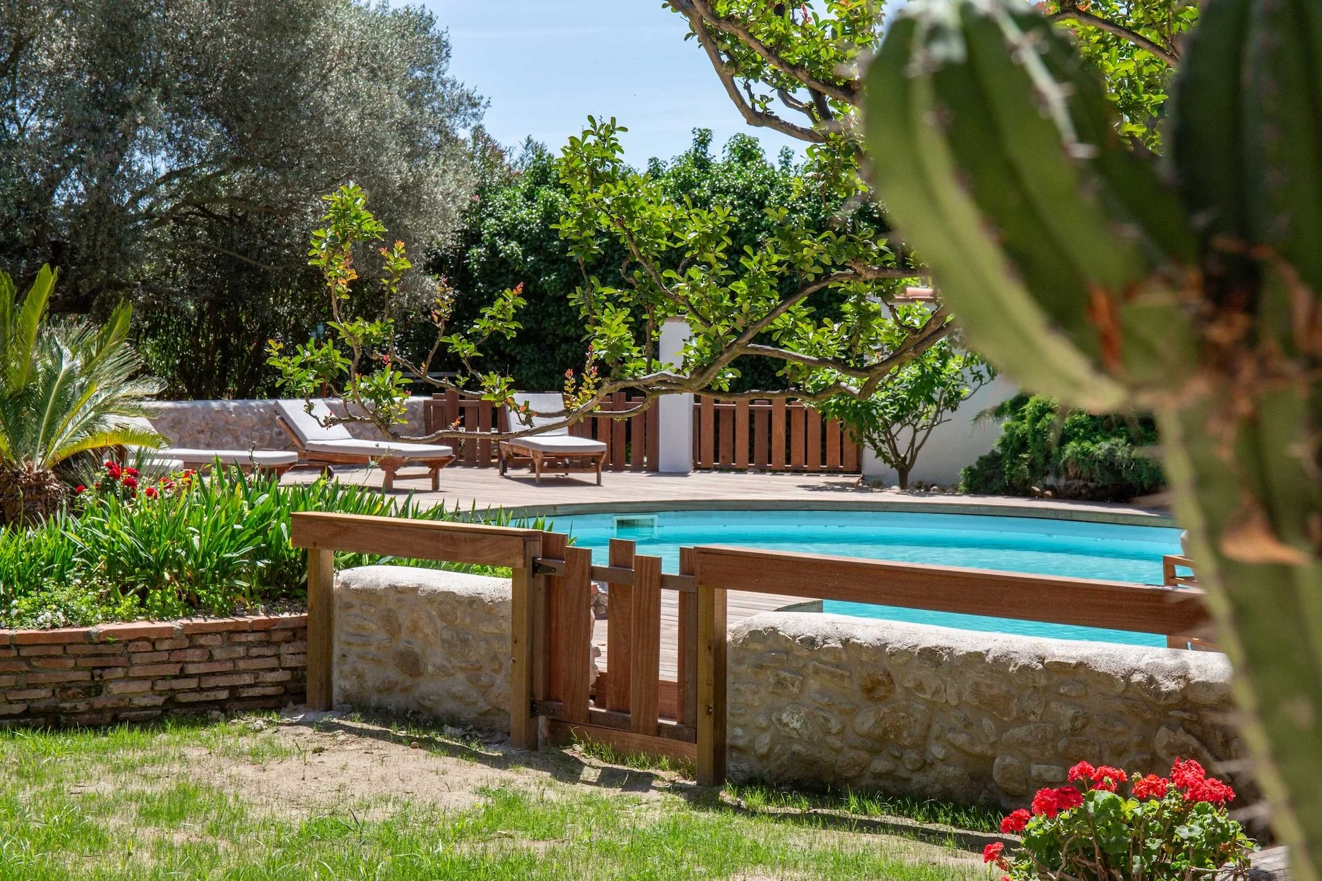 Piscine au cœur de la nature pour une retraite bien-être dans le sud de la France