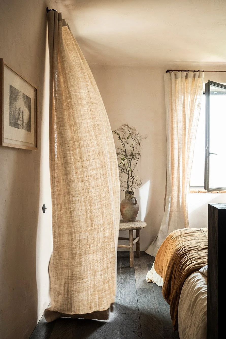 Chambre confortable – Retraite yoga Toscane – Crédit photo : © Anne-Emmanuelle Thion