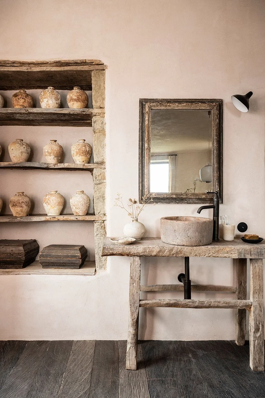 Salle de bain privée – Retraite yoga Italie – Crédit photo : © Anne-Emmanuelle Thion