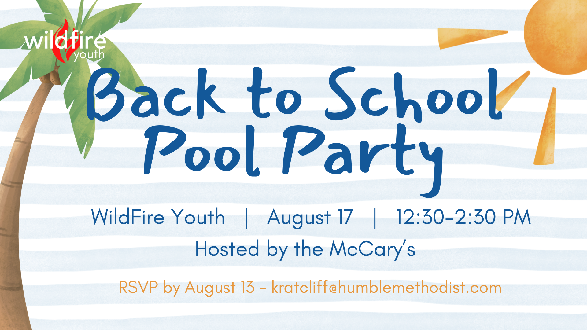 Wildfire Youth - Back to School Pool Party
