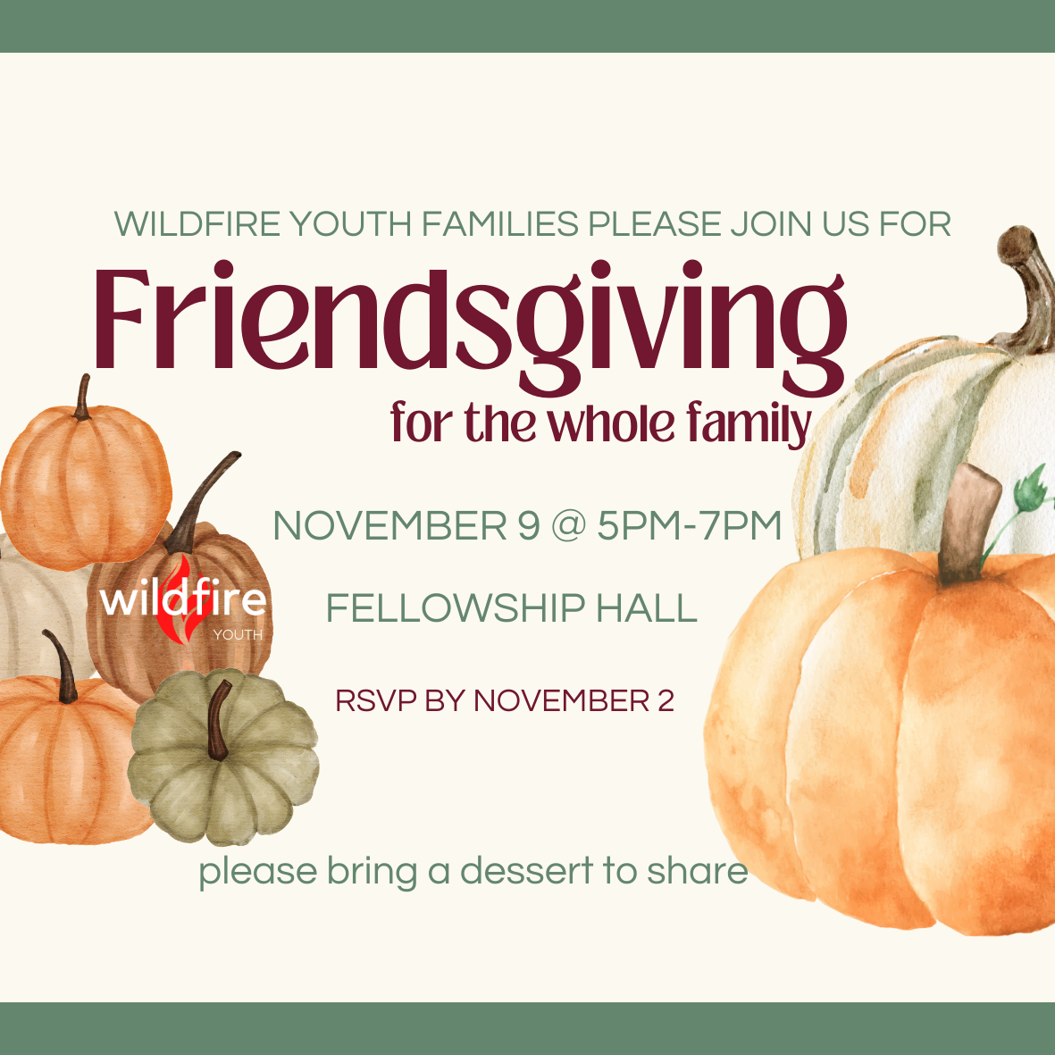 Wildfire Youth Family Friendsgiving