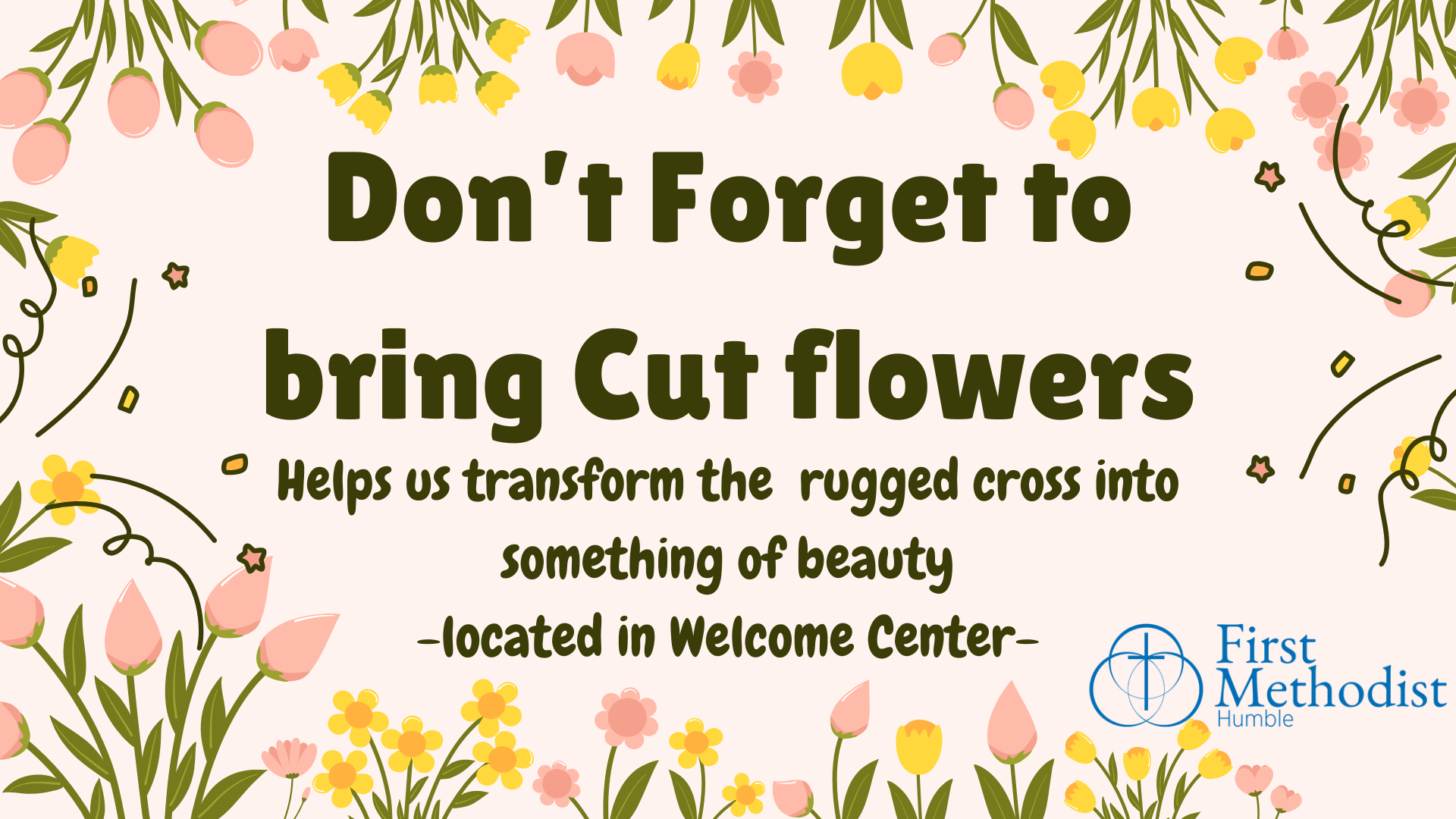 Flowers For Our Cross