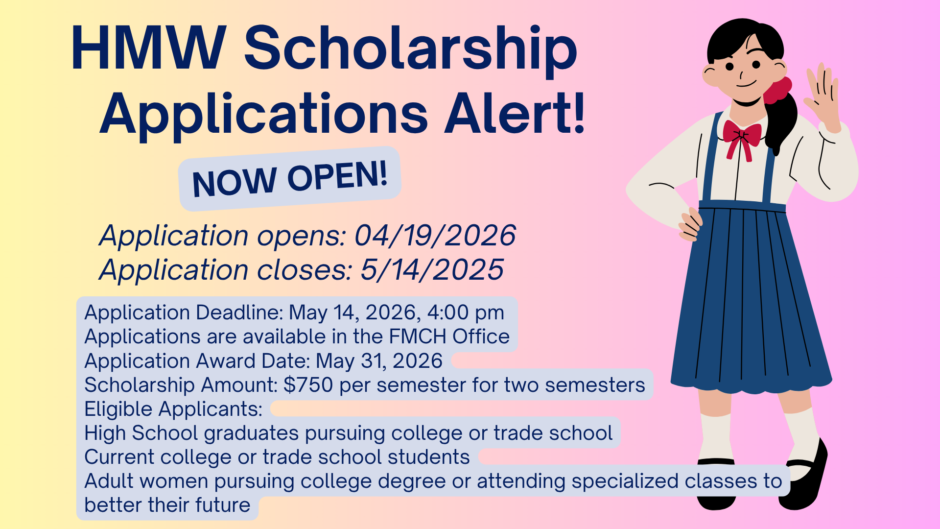 HWM - Scholarship Application