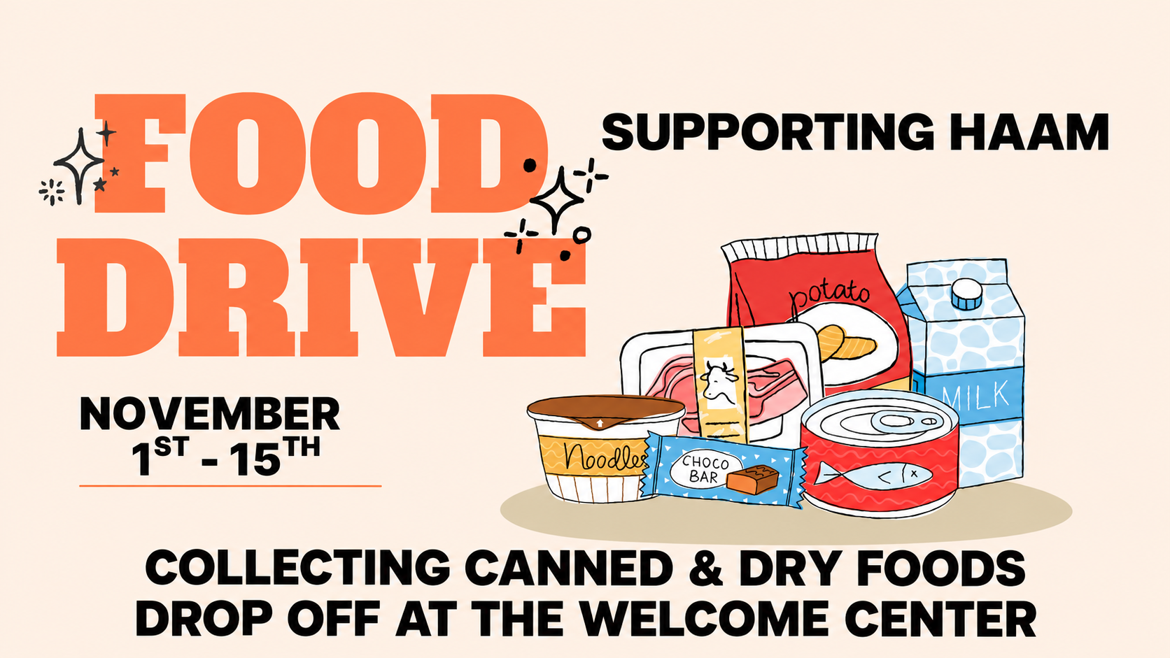 Food Drive - HAAM