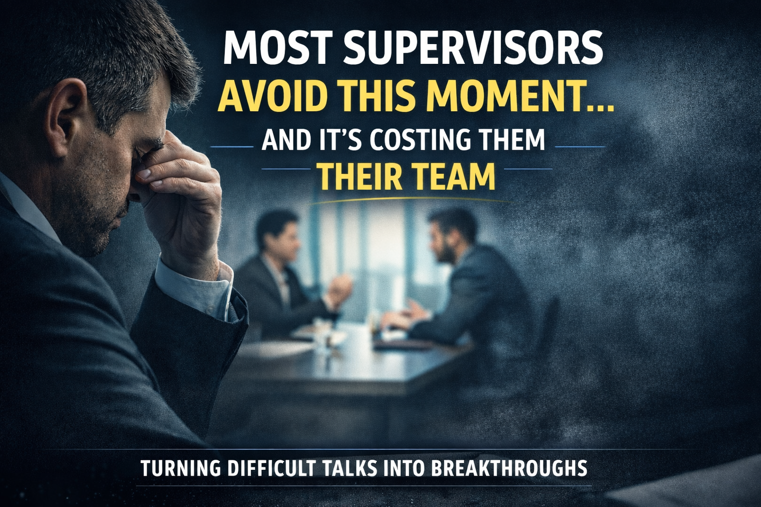 Most Supervisors Avoid This Moment