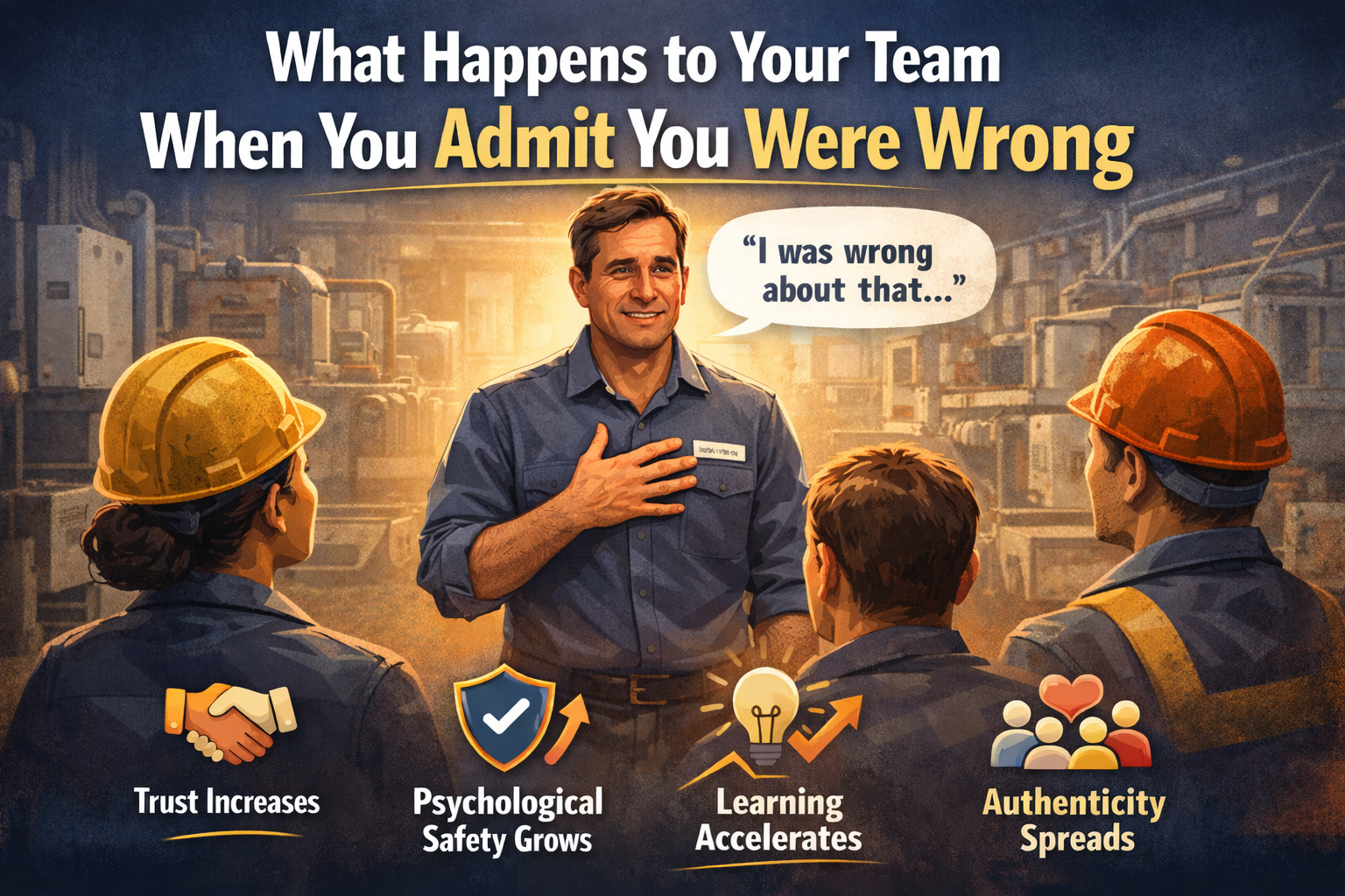 What Happens to Your Team When You Admit You Were Wrong?