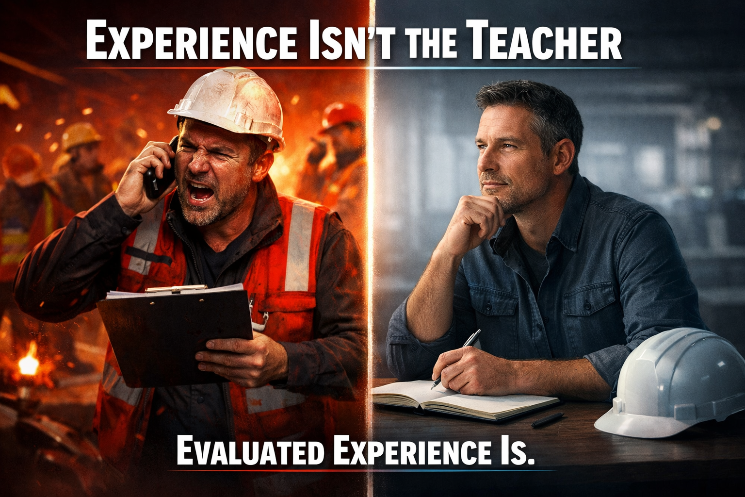 Experience Isn't the Teacher.