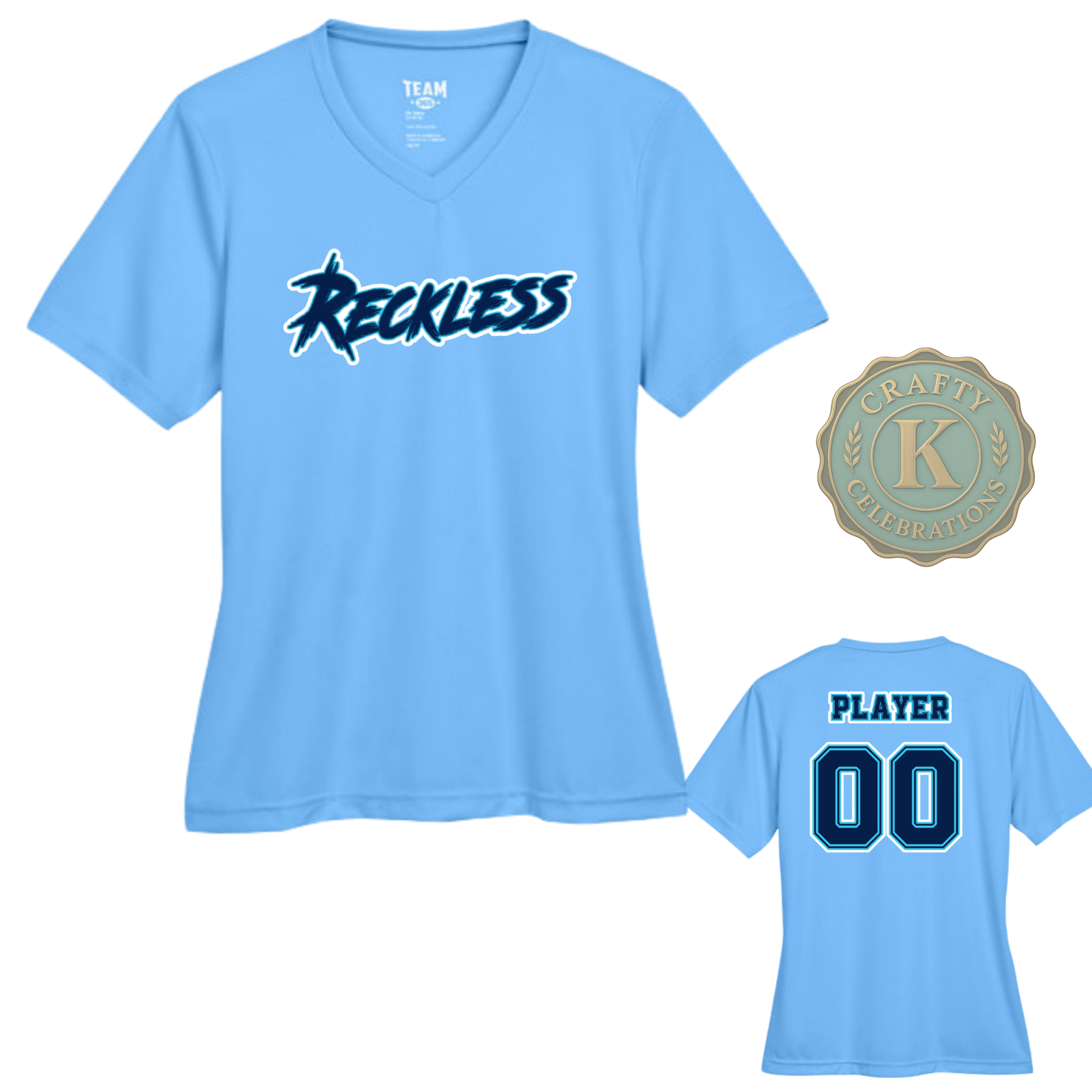 Women's Dri-Fit RECKLESS Baseball Shirts