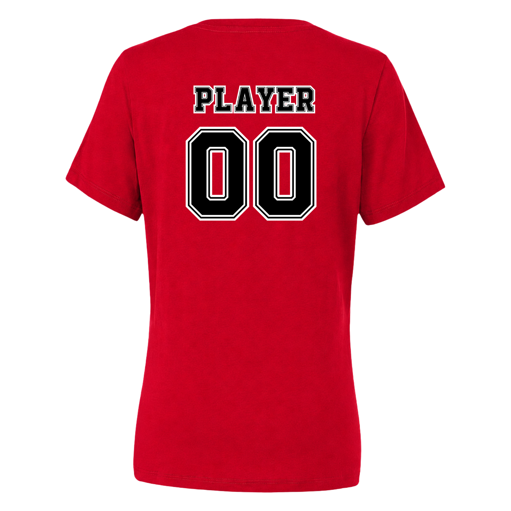 pinellas-reckless-baseball-red-womens-jersey-v-neck-t-shirt-personalized-back.png