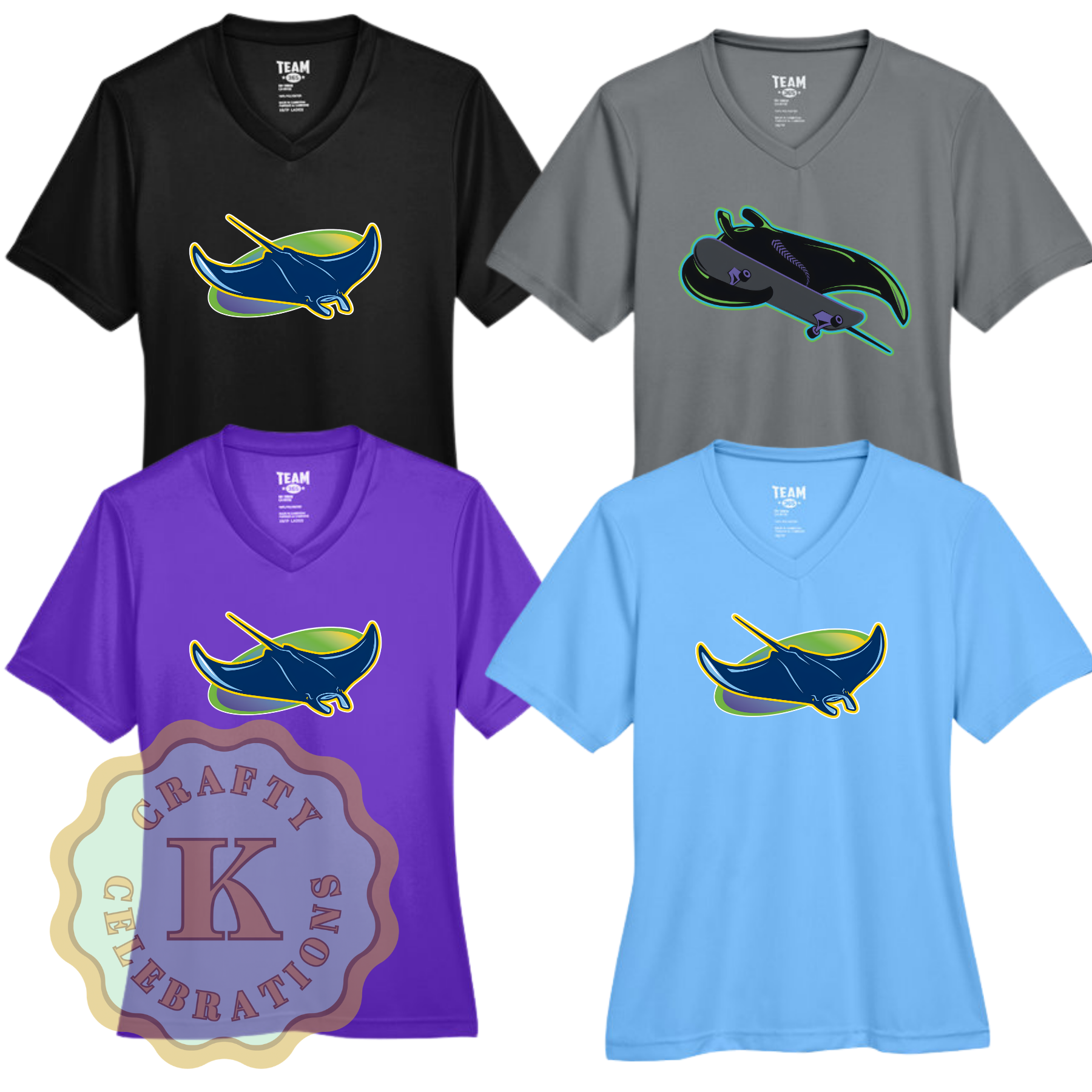 Women's Dri-Fit PPNLL T-Shirt T-Ball Team Logos