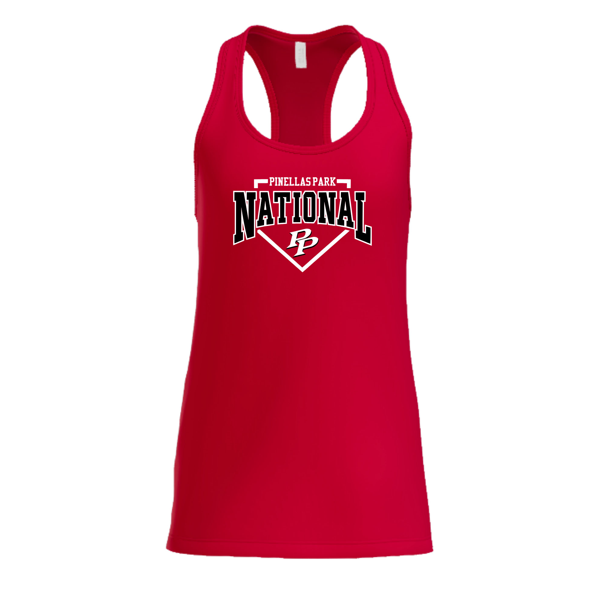 PPNLL Women's Bella+Canvas Racerback Tank – Red