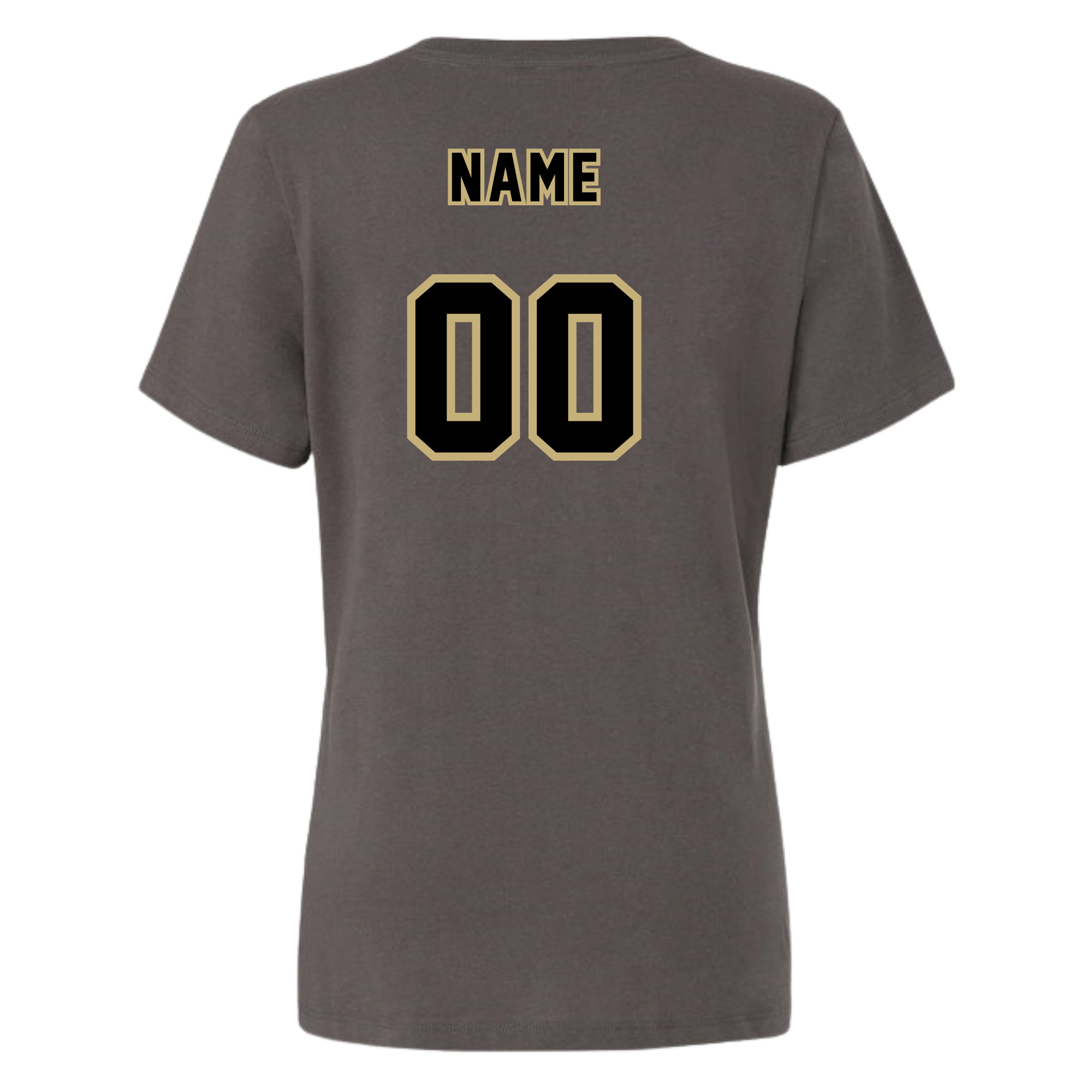 pinellas-reckless-baseball-dark-gray-womens-jersey-v-neck-t-shirt-personalized-back.png