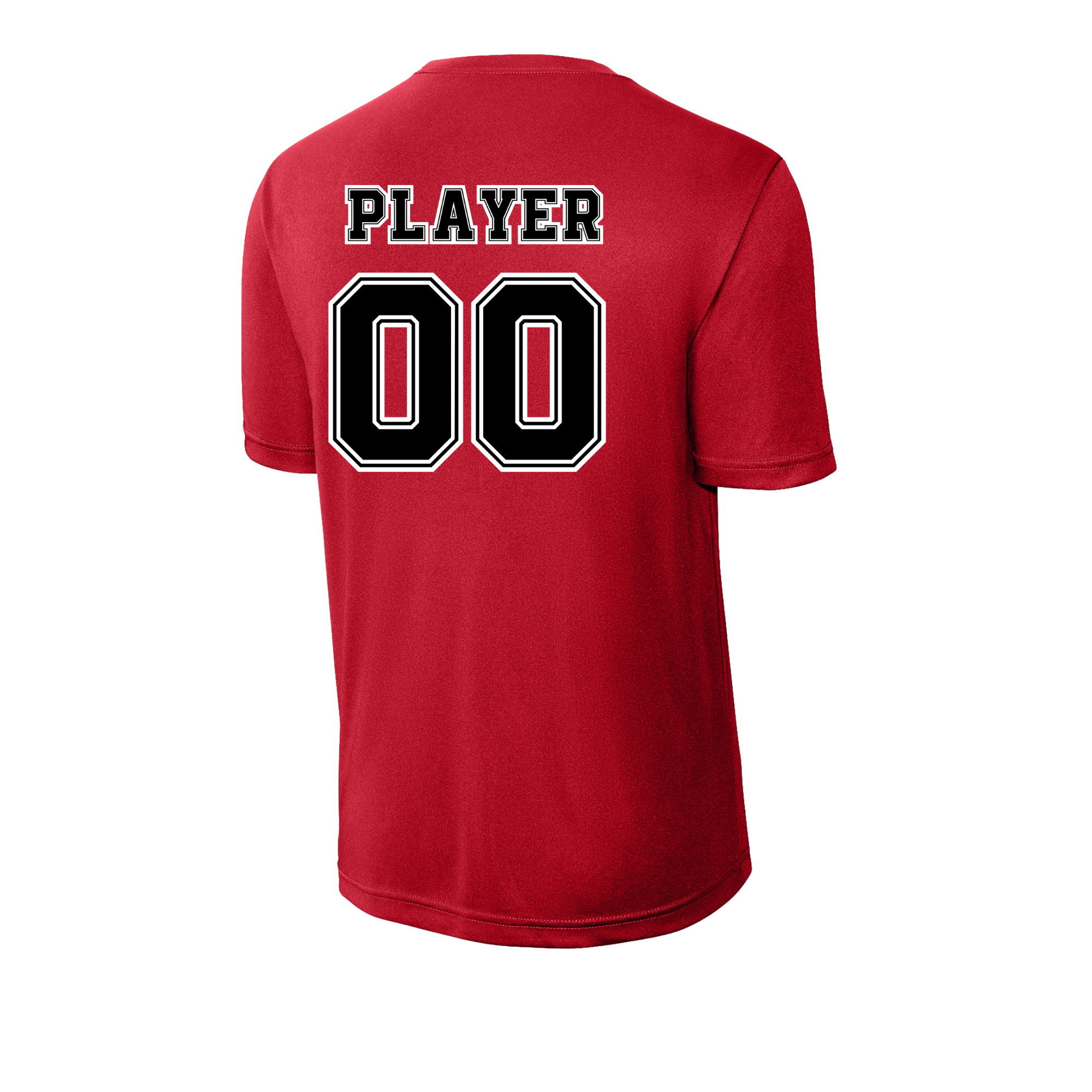 pinellas-reckless-baseball-red-unisex-performance-t-shirt-personalized-back.png