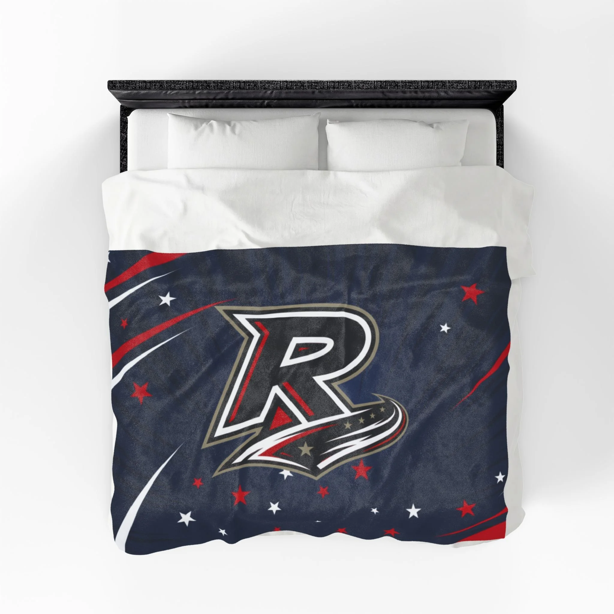 Pinellas Reckless Baseball Velveteen Plush Blanket | Navy Team Logo Throw