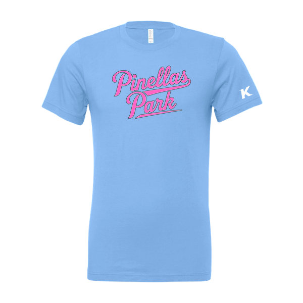 Pinellas Park Softball Minors BARBER Personalized Unisex Jersey Short Sleeve Tee
