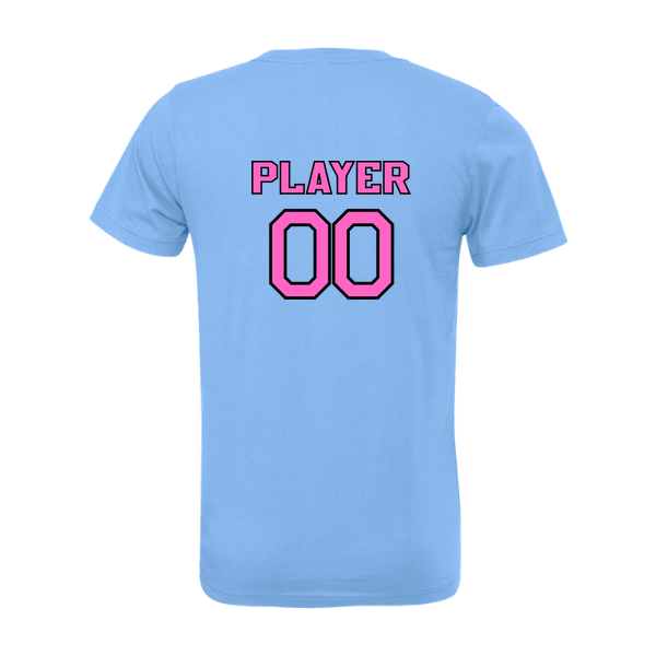 Pinellas Park Softball Minors BARBER Personalized Unisex Jersey Short Sleeve Tee