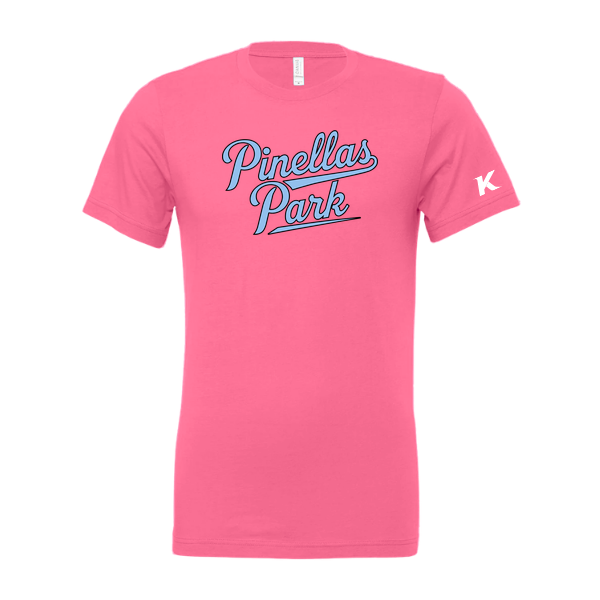 Pinellas Park Softball Minors BARBER Personalized Unisex Jersey Short Sleeve Tee