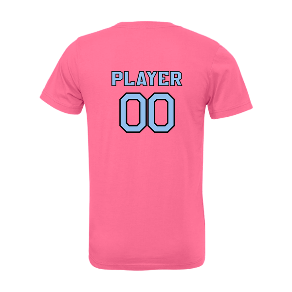 Pinellas Park Softball Minors BARBER Personalized Unisex Jersey Short Sleeve Tee