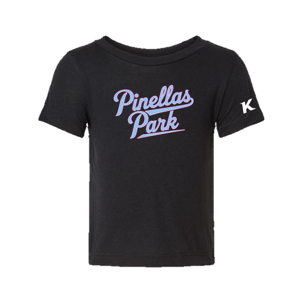Pinellas Park Softball Minors BARBER Personalized Infant Triblend Short Sleeve Tee
