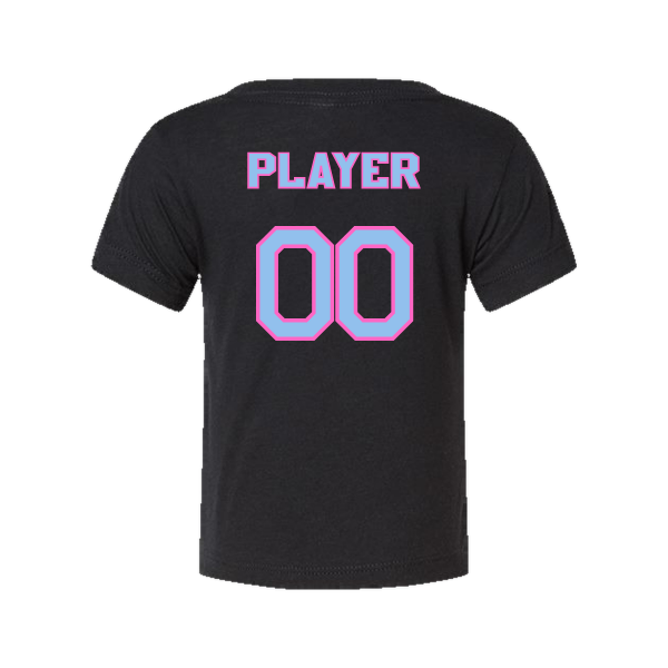 Pinellas Park Softball Minors BARBER Personalized Infant Triblend Short Sleeve Tee