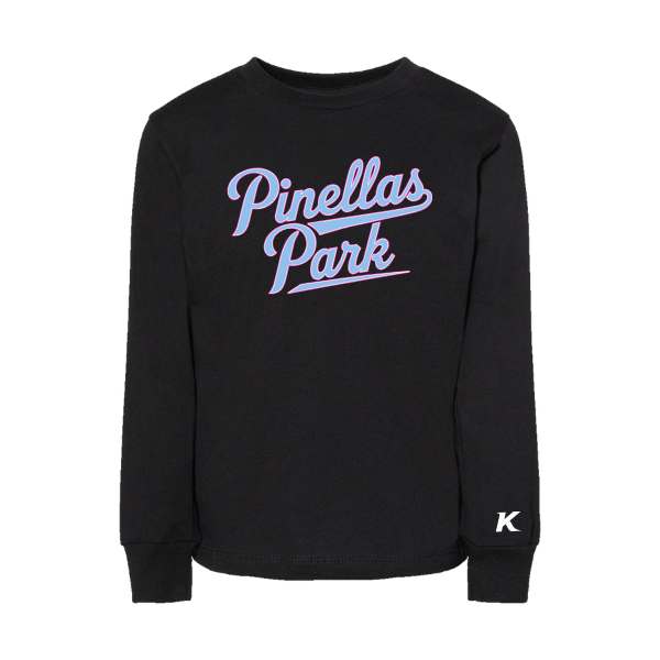 Pinellas Park Softball Minors BARBER Personalized Toddler Jersey Long Sleeve Tee