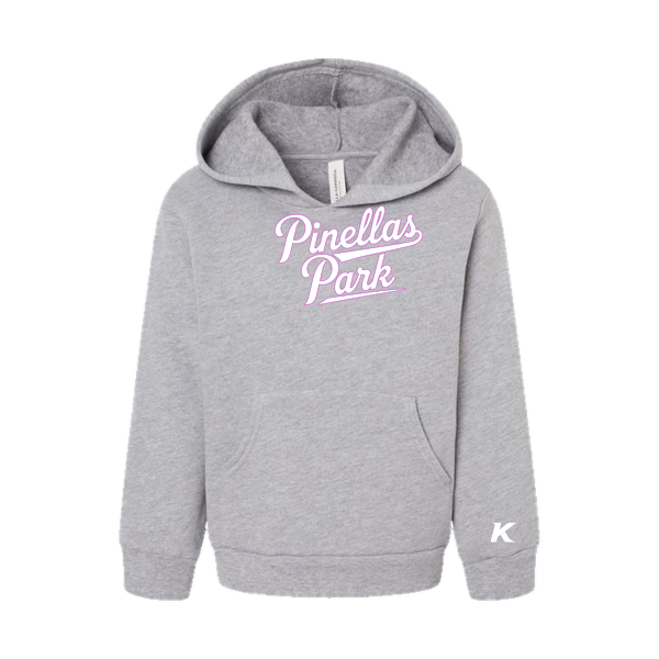 Pinellas Park Softball Minors BARBER Personalized Toddler Sponge Fleece Pullover Hoodie