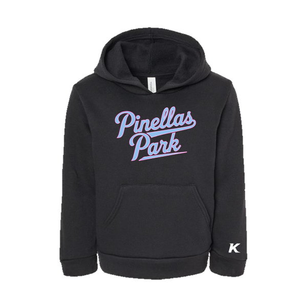 Pinellas Park Softball Minors BARBER Personalized Toddler Sponge Fleece Pullover Hoodie