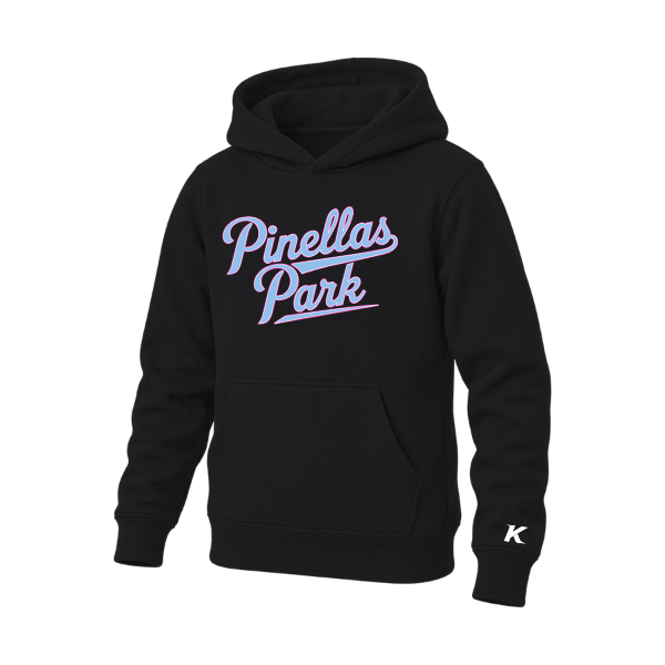 Pinellas Park Softball Minors BARBER Personalized Youth Sponge Fleece Pullover Hoodie