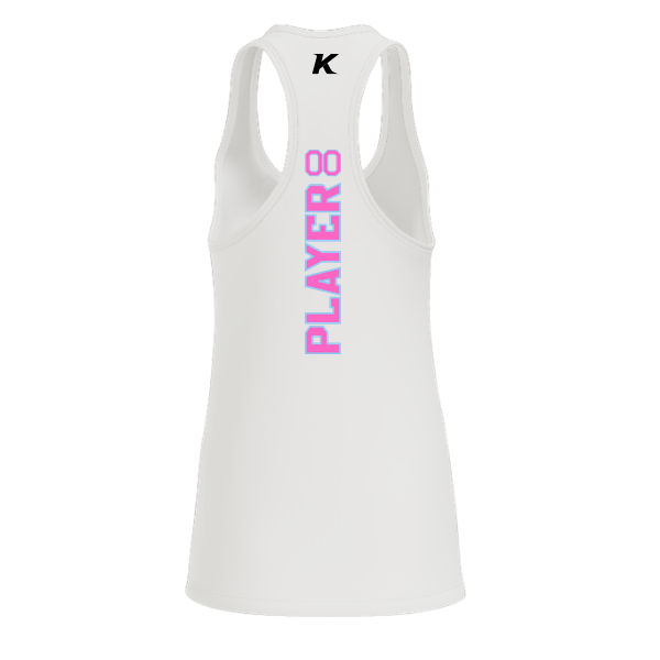 Pinellas Park Softball Minors BARBER Personalized Women's Jersey Racerback Tank