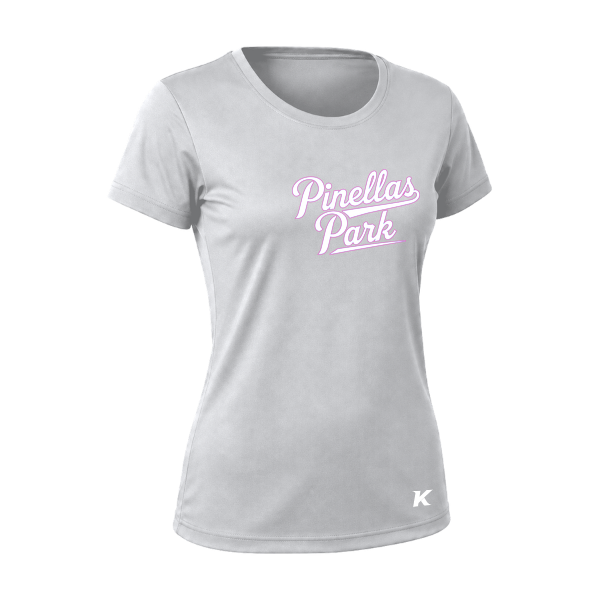 Pinellas Park Softball Minors BARBER Personalized Women's Vision T-Shirt Jersey