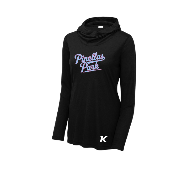 Barber Minors Softball Women's PosiCharge Tri-Blend Long-Sleeve Hoodie