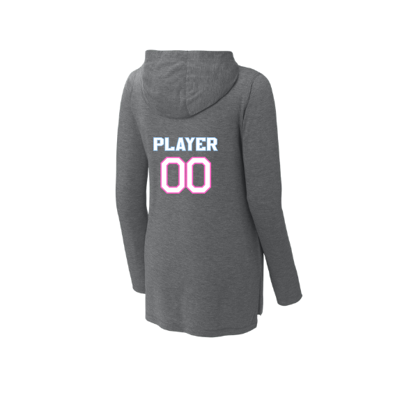 Barber Minors Softball Women's PosiCharge Tri-Blend Long-Sleeve Hoodie