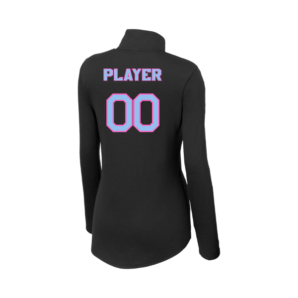 Barber Minors Softball Women's PosiCharge Tri-Blend 1/4-Zip