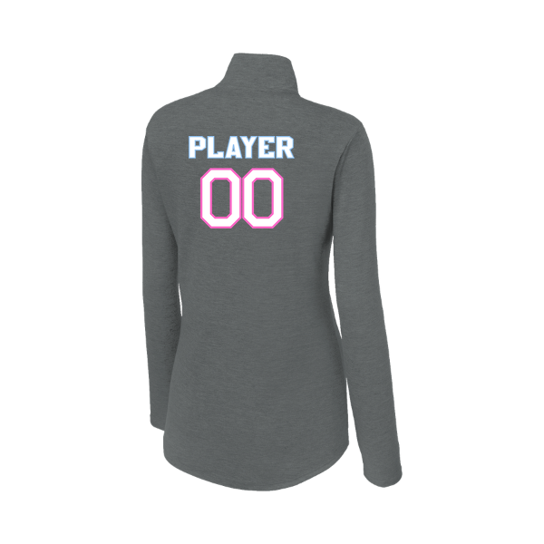 Barber Minors Softball Women's PosiCharge Tri-Blend 1/4-Zip