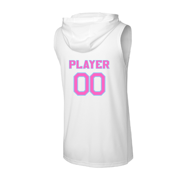 Pinellas Park Softball Minors BARBER Personalized Competitor Sleeveless Hoodie