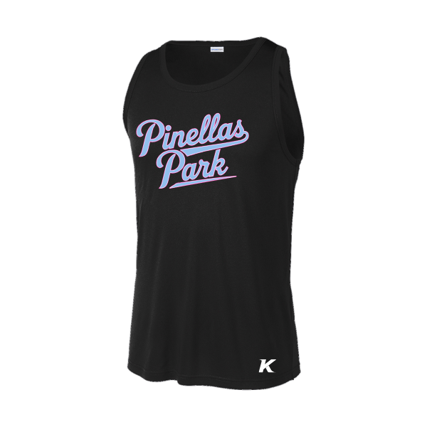 Pinellas Park Softball Minors BARBER Personalized PosiCharge Competitor Tank