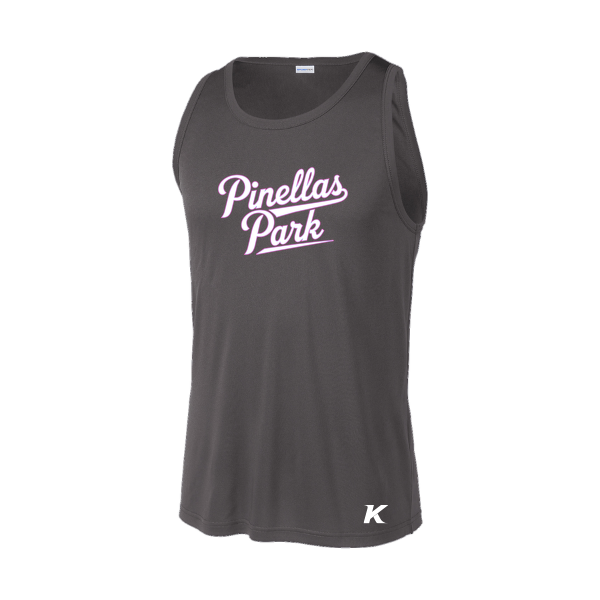 Pinellas Park Softball Minors BARBER Personalized PosiCharge Competitor Tank