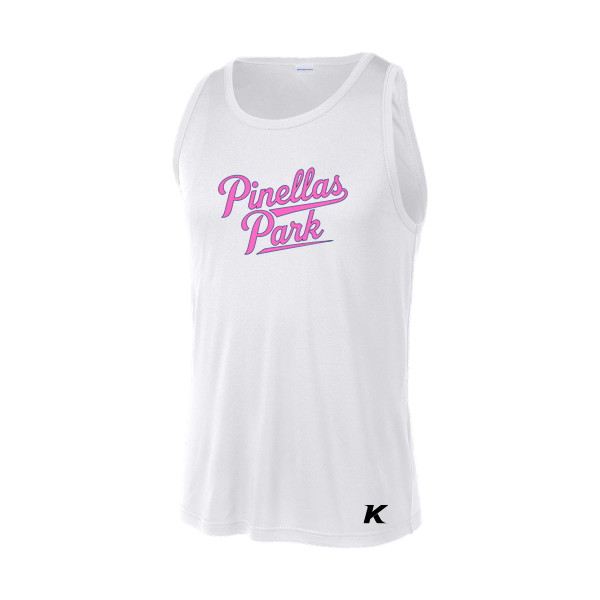 Pinellas Park Softball Minors BARBER Personalized PosiCharge Competitor Tank