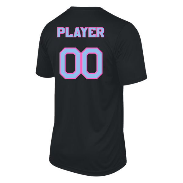 Pinellas Park Softball Minors BARBER Pink Lightning Personalized Vision T-Shirt Jersey