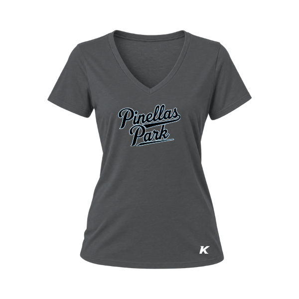 Softball Minors–McCoy Women's Relaxed Jersey V-Neck Tee