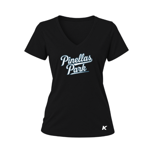 Softball Minors–McCoy Women's Relaxed Jersey V-Neck Tee