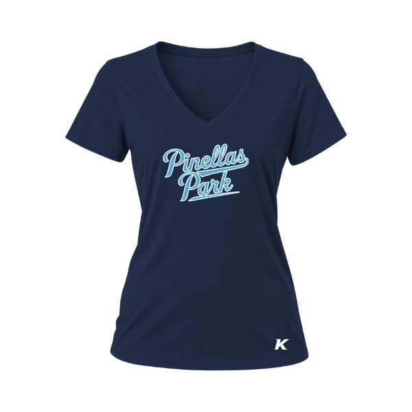 Softball Minors–McCoy Women's Relaxed Jersey V-Neck Tee