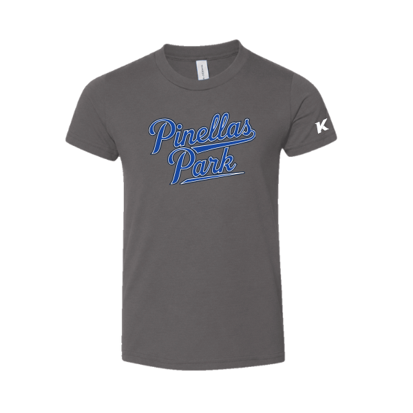 Baseball Coach Pitch–Kampbell Toddler Jersey Short-Sleeve Tee – Asphalt – front mockup