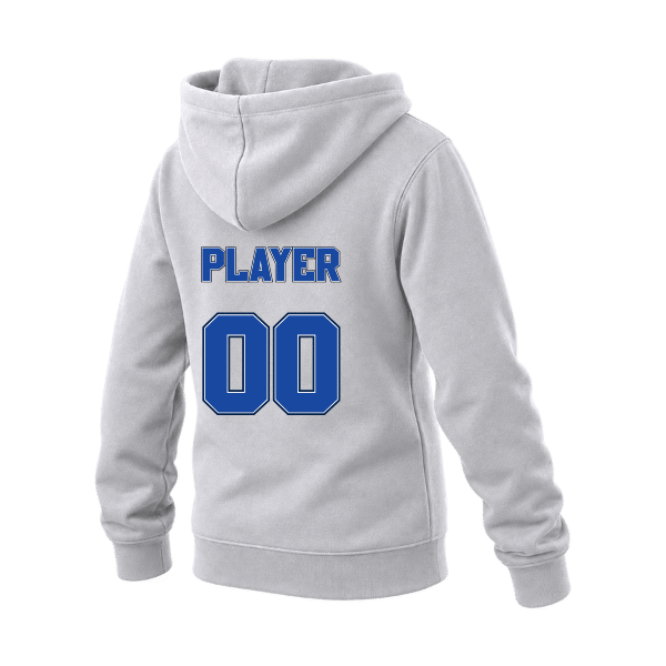 Baseball Coach Pitch–Kampbell Youth Sponge Fleece Pullover Hoodie – Athletic Heather – back mockup