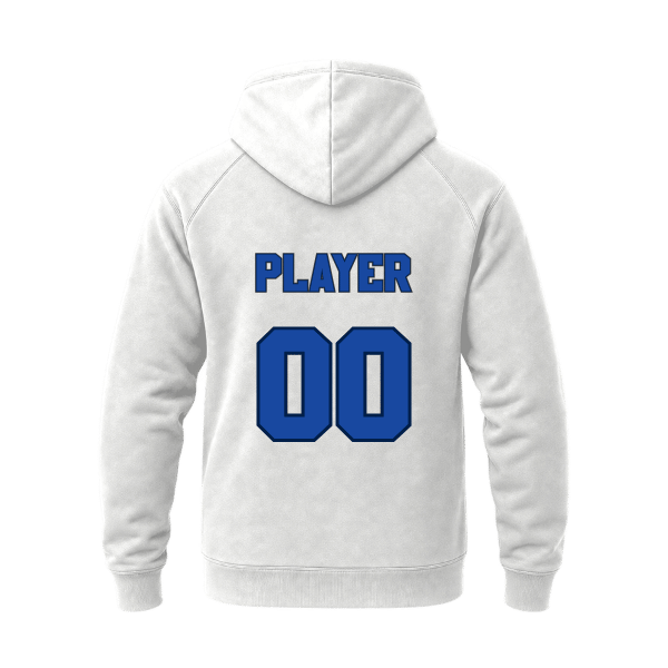 Baseball Coach Pitch–Kampbell Unisex Heavyweight Hooded Sweatshirt – White – back mockup