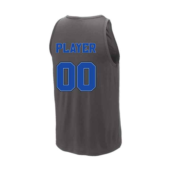 Baseball Coach Pitch–Kampbell PosiCharge Competitor Tank – Iron Gray – back mockup