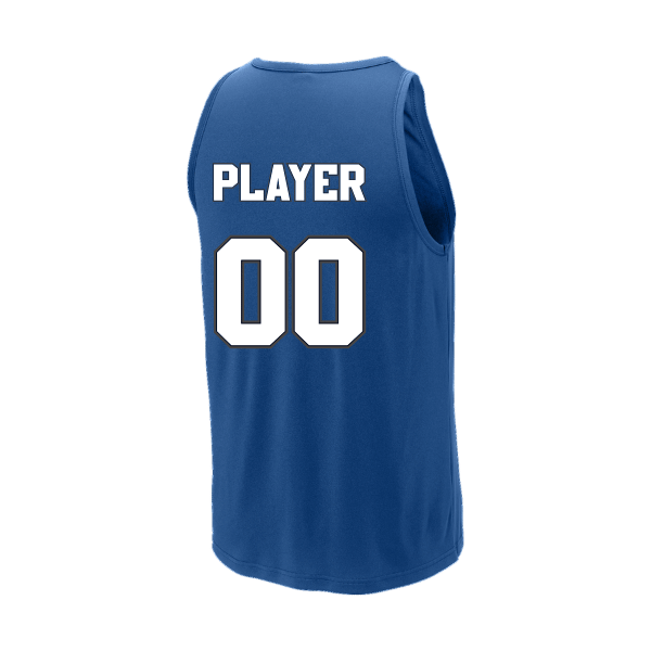Baseball Coach Pitch–Kampbell PosiCharge Competitor Tank – Royal – back mockup